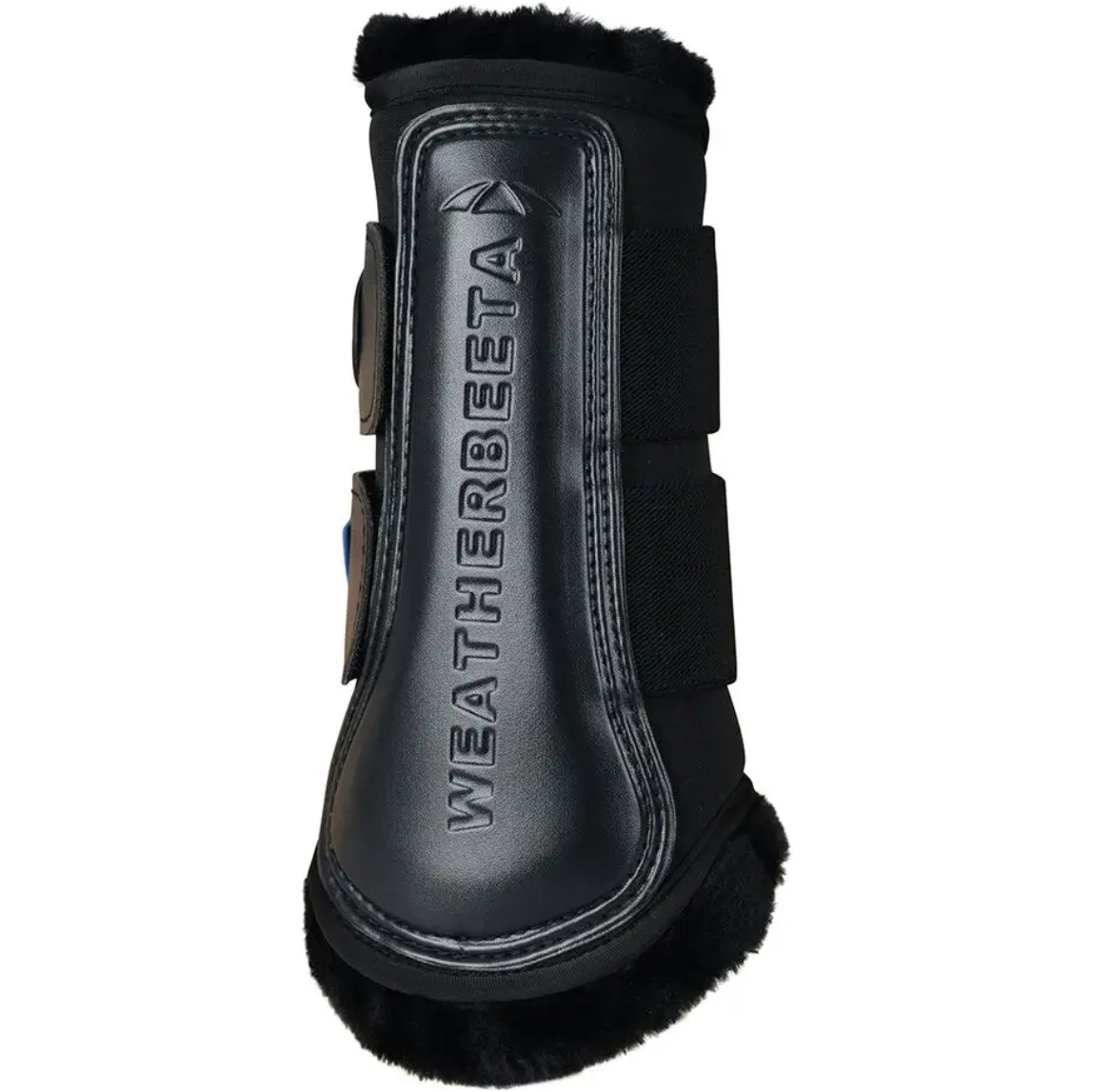 2025 Weatherbeeta Tough-Tec Comfy Fleece Brushing Boots 1027505 - Black / Black
